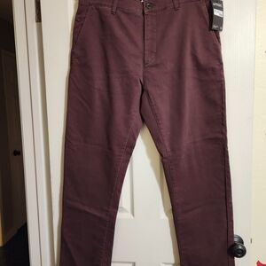 Men's Maroon Chinos
